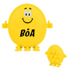 Push Pop Pal with a Smiley Face - Yellow - Silk Screen