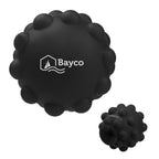 Push Pop Squeeze Ball and Phone Stand, Recycled - Black - Pad Print
