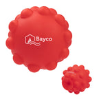 Push Pop Squeeze Ball and Phone Stand, Recycled - Red - Pad Print