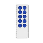 Push Pop Stress Reliever Ruler, 6 Inch - Royal Blue - Blank