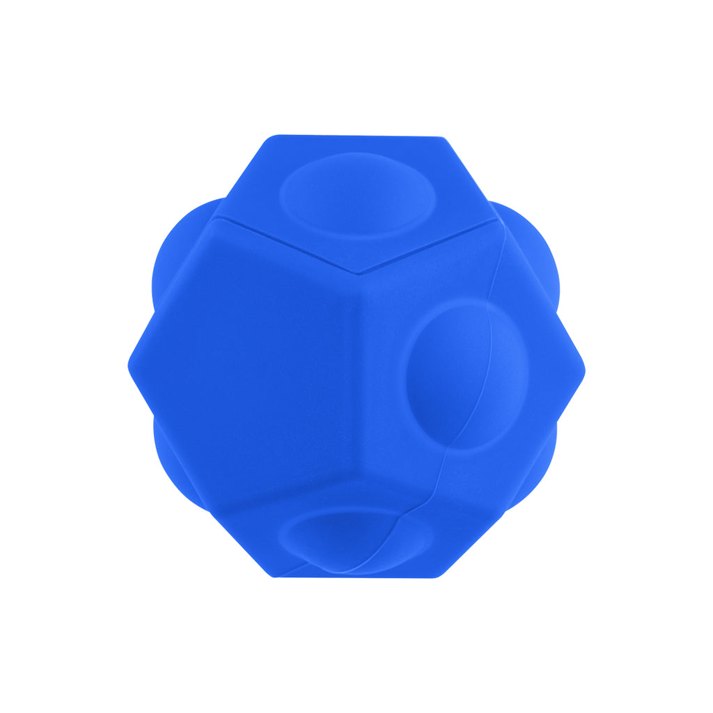 Push Pop Toy, Geo Ball - Blue - Angle