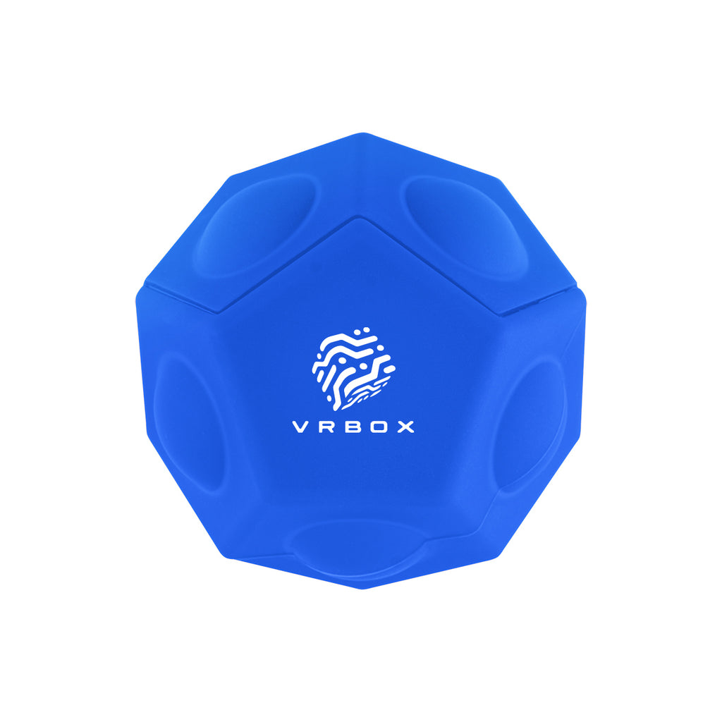 Push Pop Toy, Geo Ball - Blue - Pad Print