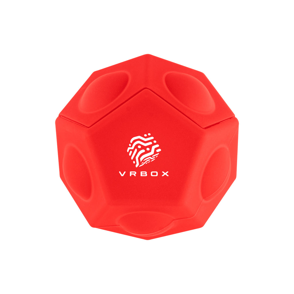 Push Pop Toy, Geo Ball - Red - Pad Print