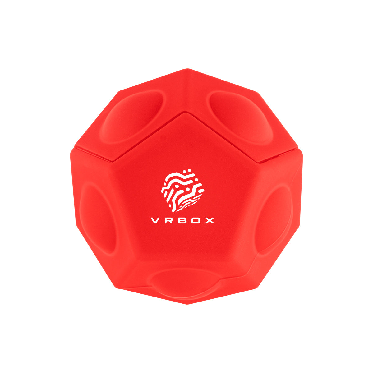 Push Pop Toy, Geo Ball - Red - Pad Print