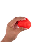 Push Pop Toy, Geo Ball - Red - Squeezed