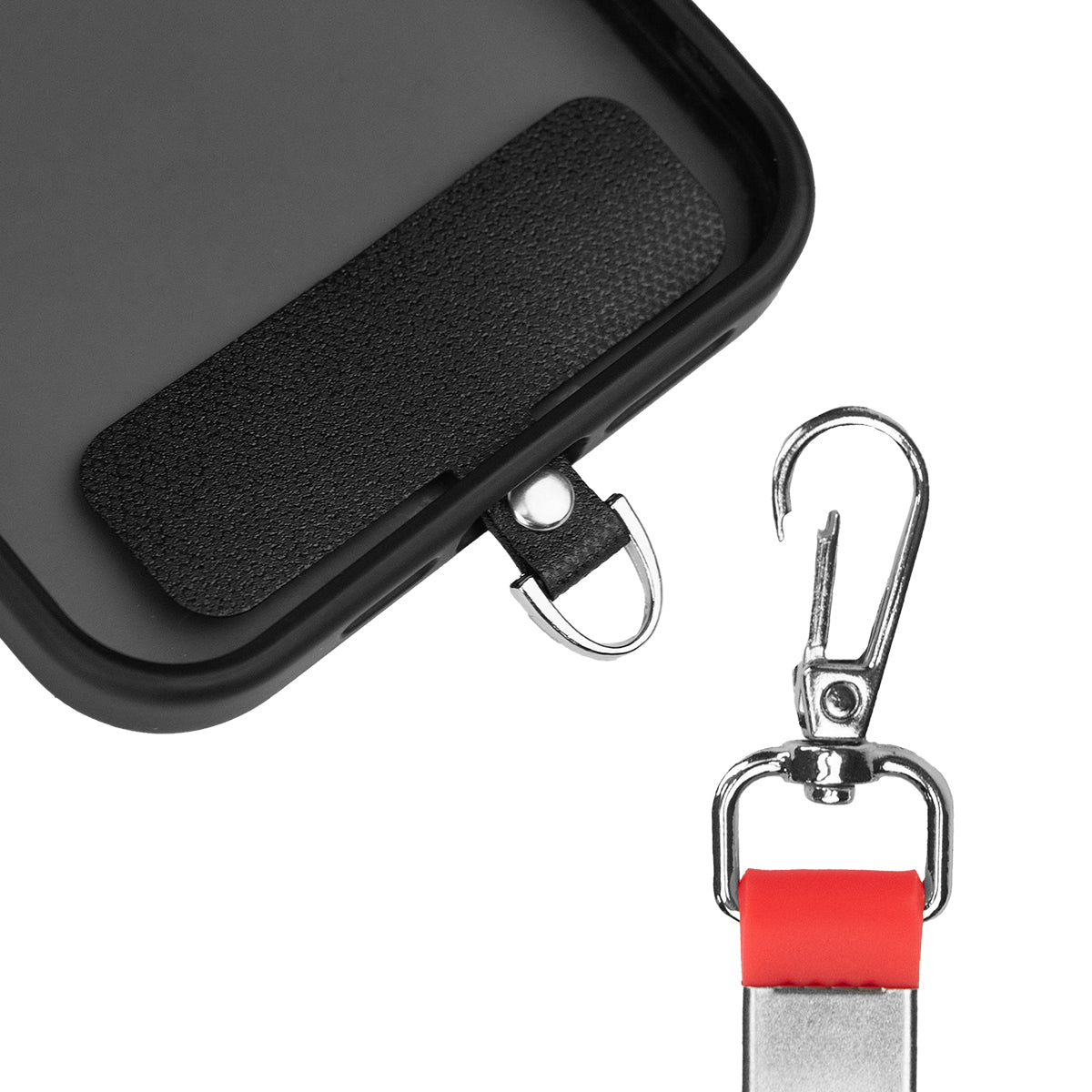 Push Pop Wristlet That Tethers a Phone - Red - Clip