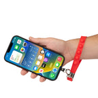 Push Pop Wristlet That Tethers a Phone - Red - Wrist_Phone