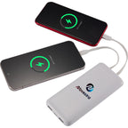 Pwr Pal Five-Way Power Bank, 10,000 mAh Full Color - White - Propped Default