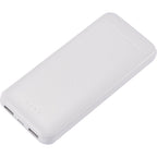 Pwr Pal Five-Way Power Bank, 10,000 mAh Full Color - White - Right Angle