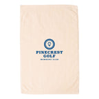 Q-Tees Deluxe Hemmed Hand Towel - Natural - Front