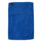 Q-Tees Deluxe Hemmed Hand Towel - Royal - Back