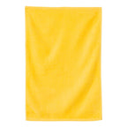Q-Tees Deluxe Hemmed Hand Towel - Yellow - Side