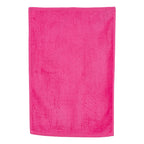 Q-Tees Hemmed Hand Towel - Hot Pink - Side