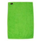Q-Tees Hemmed Hand Towel - Lime - Back