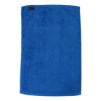 Q-Tees Hemmed Hand Towel - Royal - Back