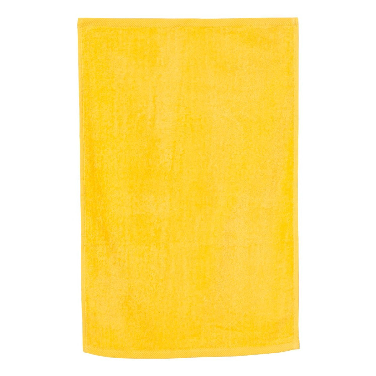 Q-Tees Hemmed Hand Towel - Yellow - Side