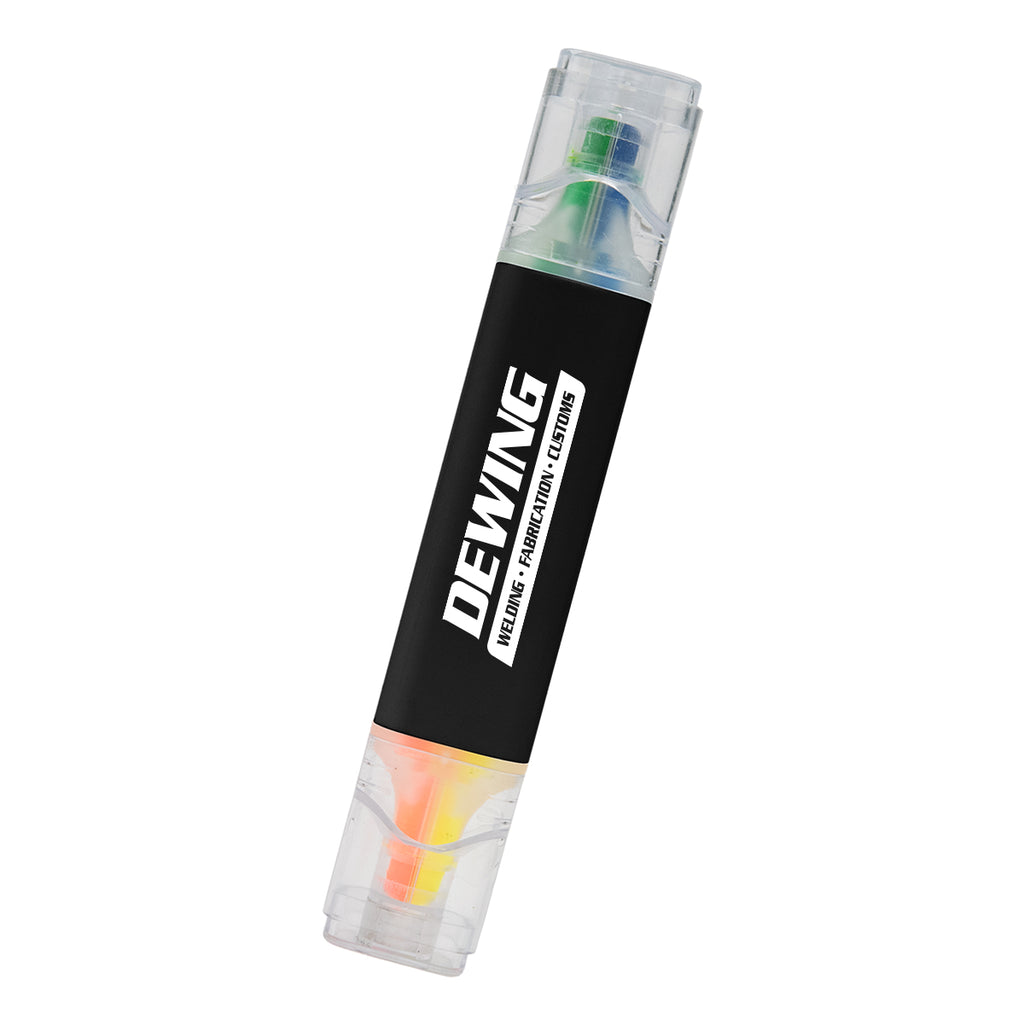 Quad Highlighter, Four-Way - Black - Pad Print