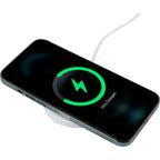 Quake Wireless Charging Pad, 15W Full Color - White - Propped