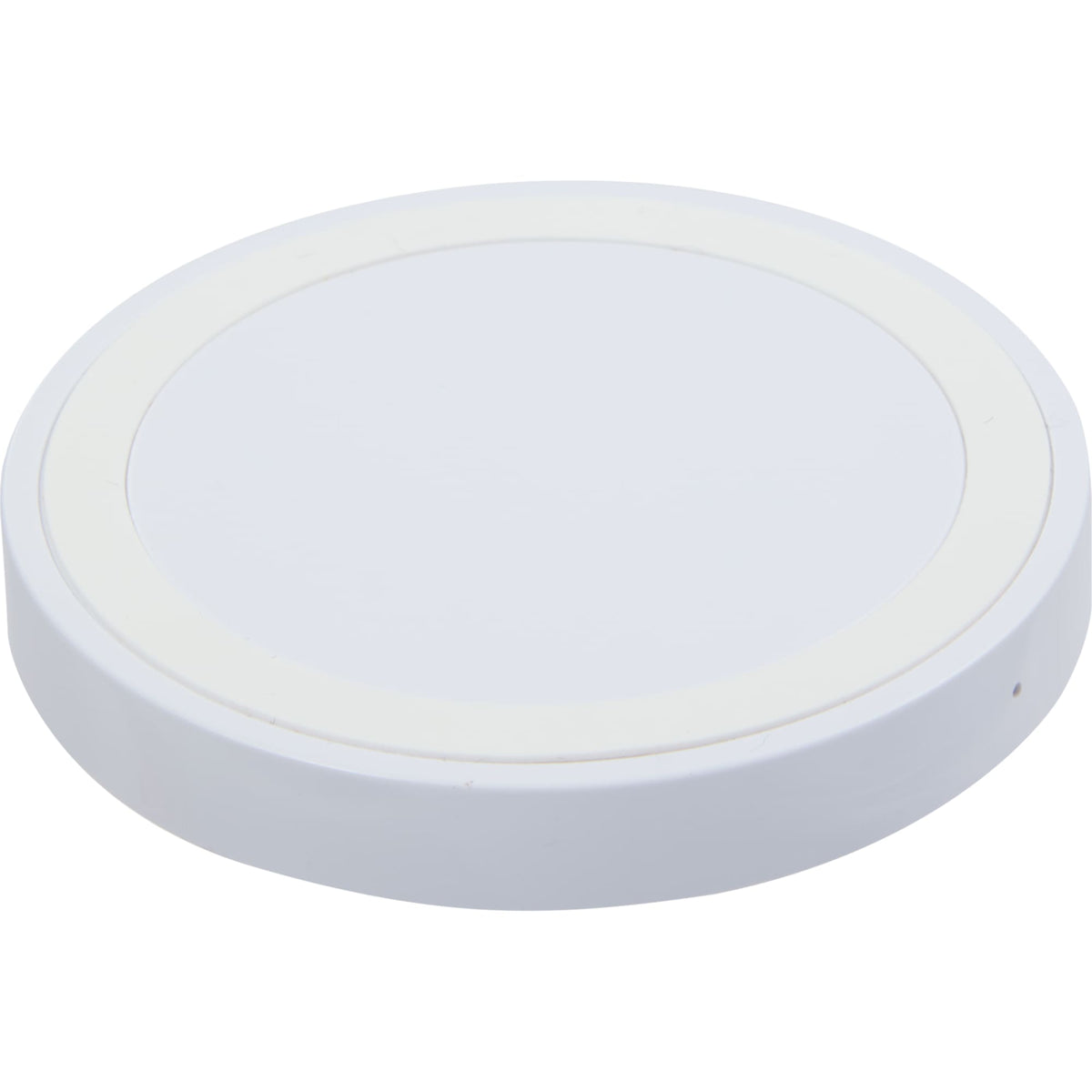Quake Wireless Charging Pad, 15W Full Color - White - Right Angle