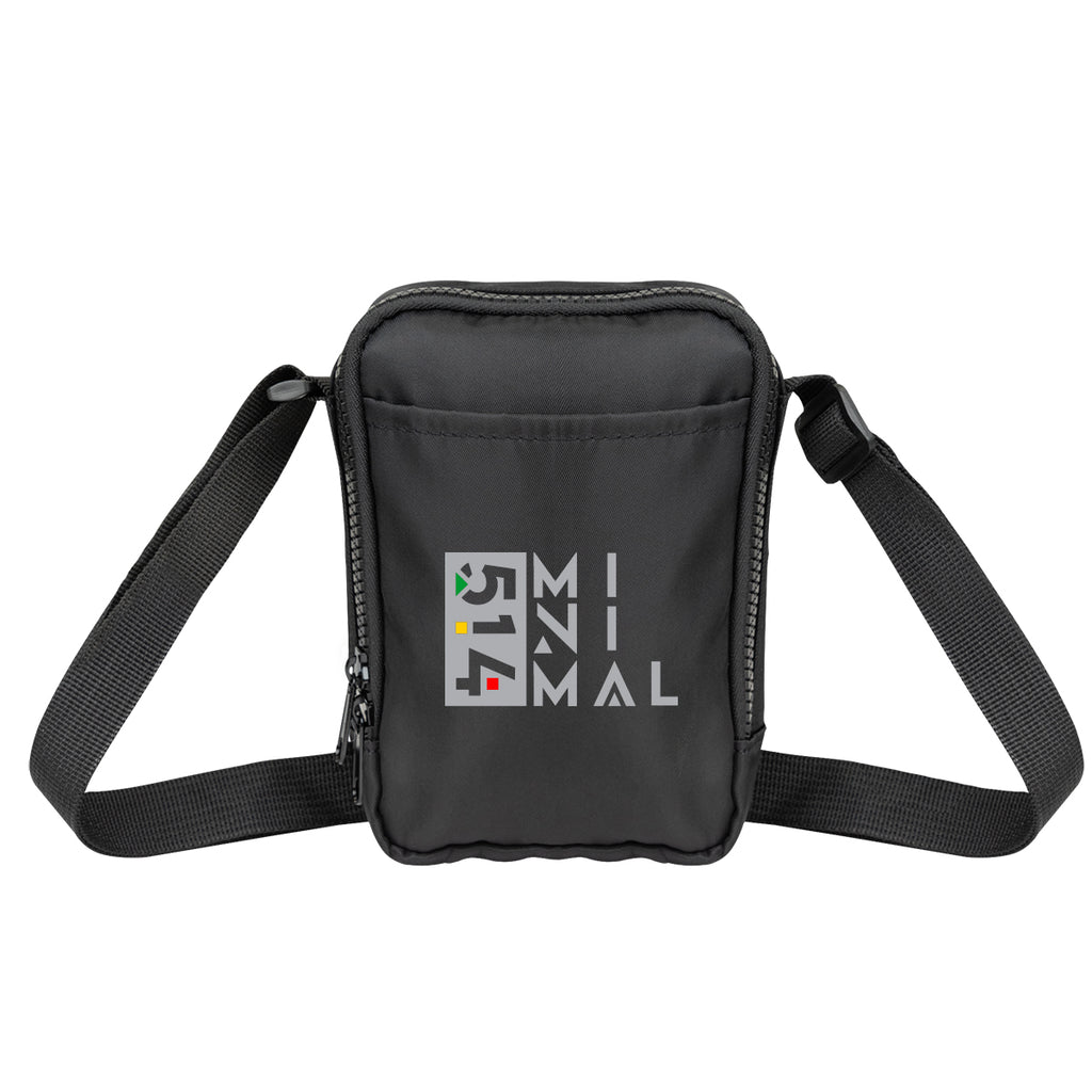 Quick Access Sling Bag in Recycled PET - Black - Colorbrite