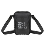 Quick Access Sling Bag in Recycled PET - Black - Silk Screen