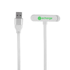 Quick Charge Cable with Hidden Phone Stand, 65W - White - Silk Screen