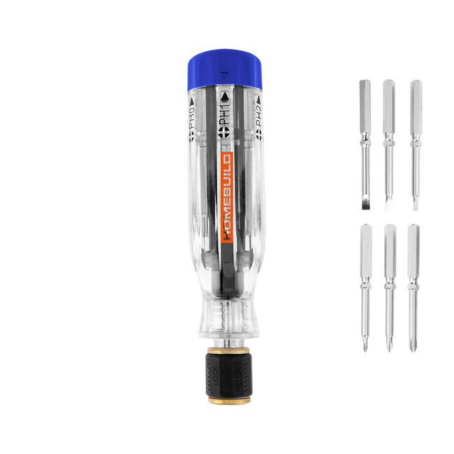 Quick Release Screwdriver, Six-Way