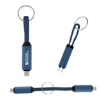 Quick Snap Fast Charging Cable, 60W - Navy - Laser