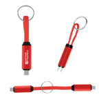 Quick Snap Fast Charging Cable, 60W - Red - Laser