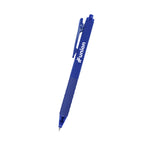 Quiet Click Gel Pen in Recycled ABS - Royal Blue - Silk Screen