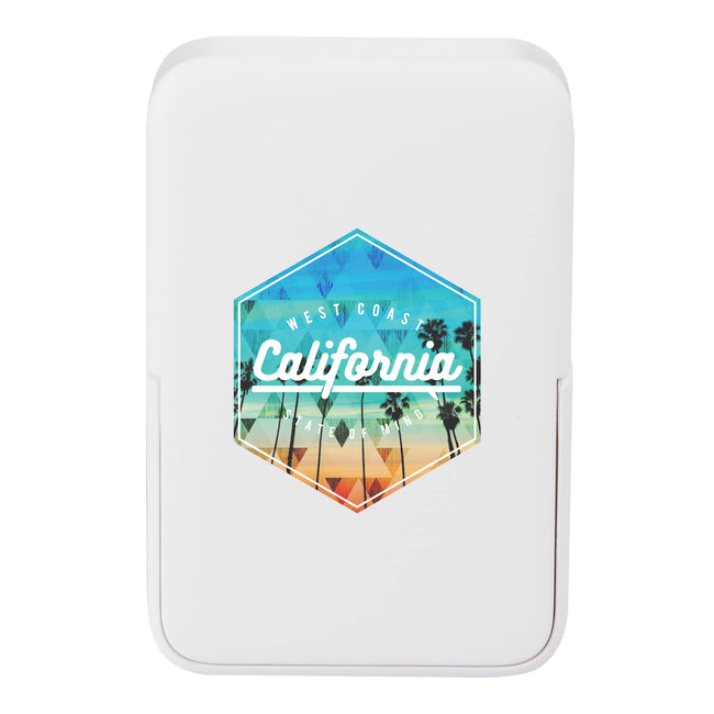 Quik Stand Magnetic Power Bank with Phone Stand, 10,000 mAh Full Color