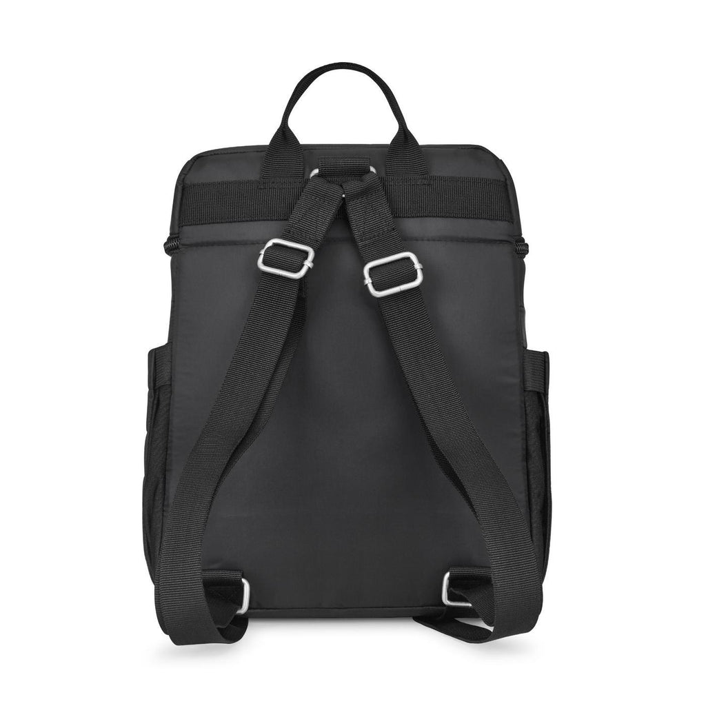 Quilted Nylon Mini Backpack Cooler Transfer - Black - View 3