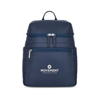Quilted Nylon Mini Backpack Cooler Transfer - Navy - View 1