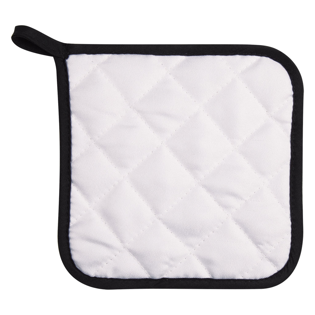 Quilted Pot Holder in Full Color - Back