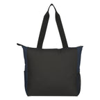 Quilted Tote Bag, Carter Embroidery - Back