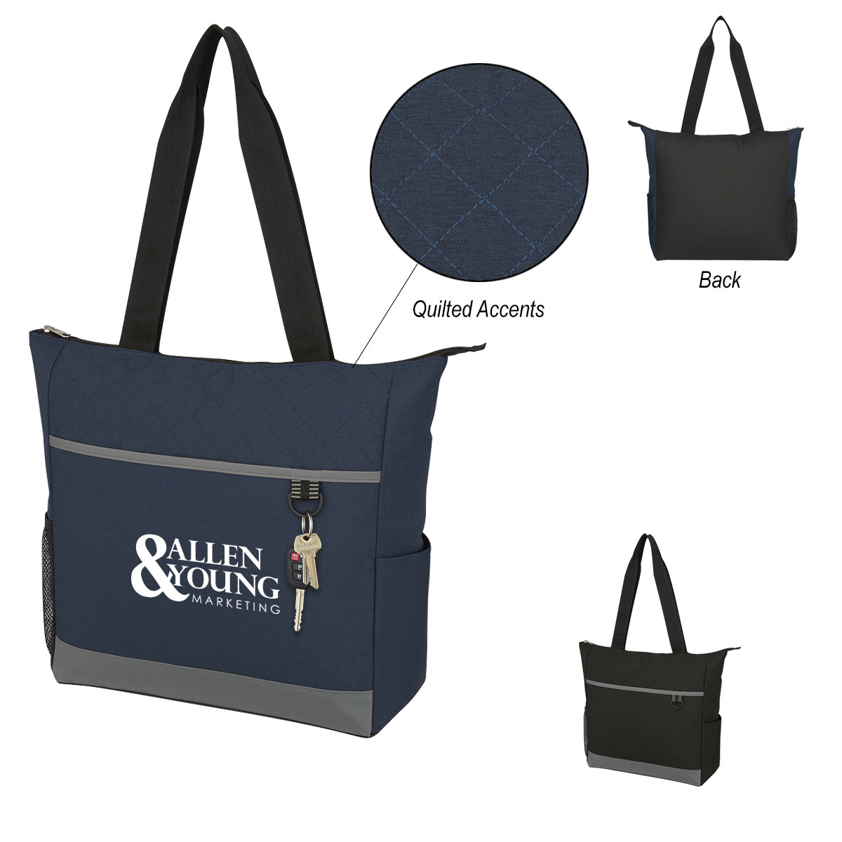 Quilted Tote Bag, Carter