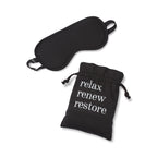 R&R Blackout Eye Mask with Storage Bag Transfer - Black - View 1