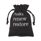 R&R Blackout Eye Mask with Storage Bag Transfer - Black - View 2