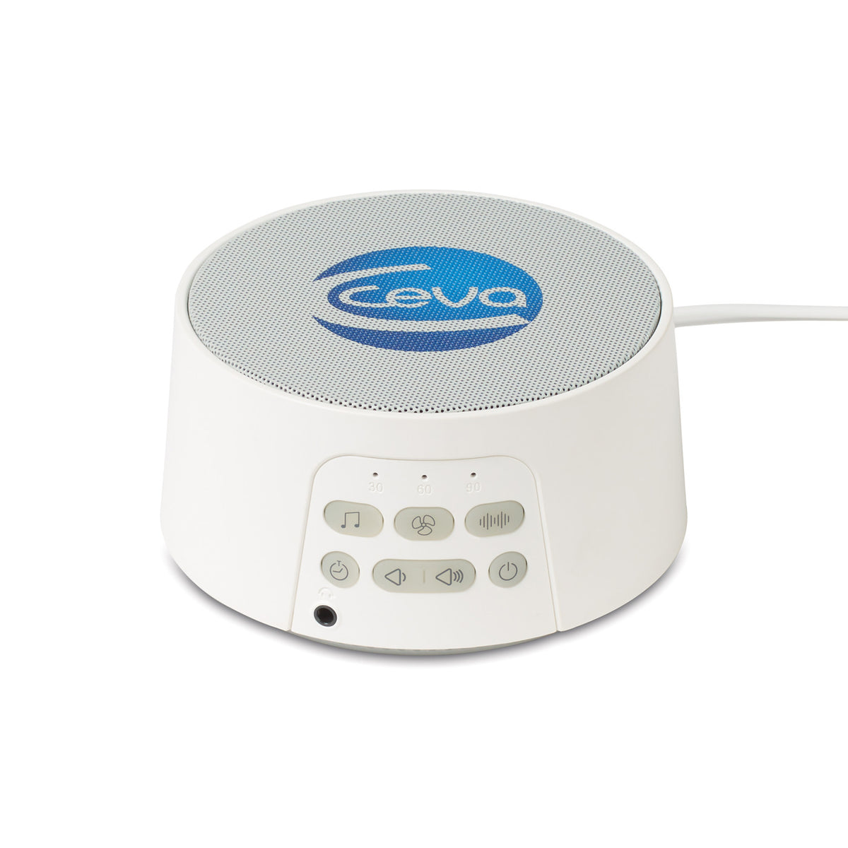 R&R White Noise Sound Machine with 24 Sounds Full Color - White - View 1