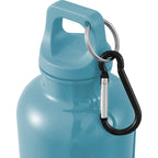 Race Color-Drenched Bottle with Carabiner, 25 oz - Light Blue - Detail