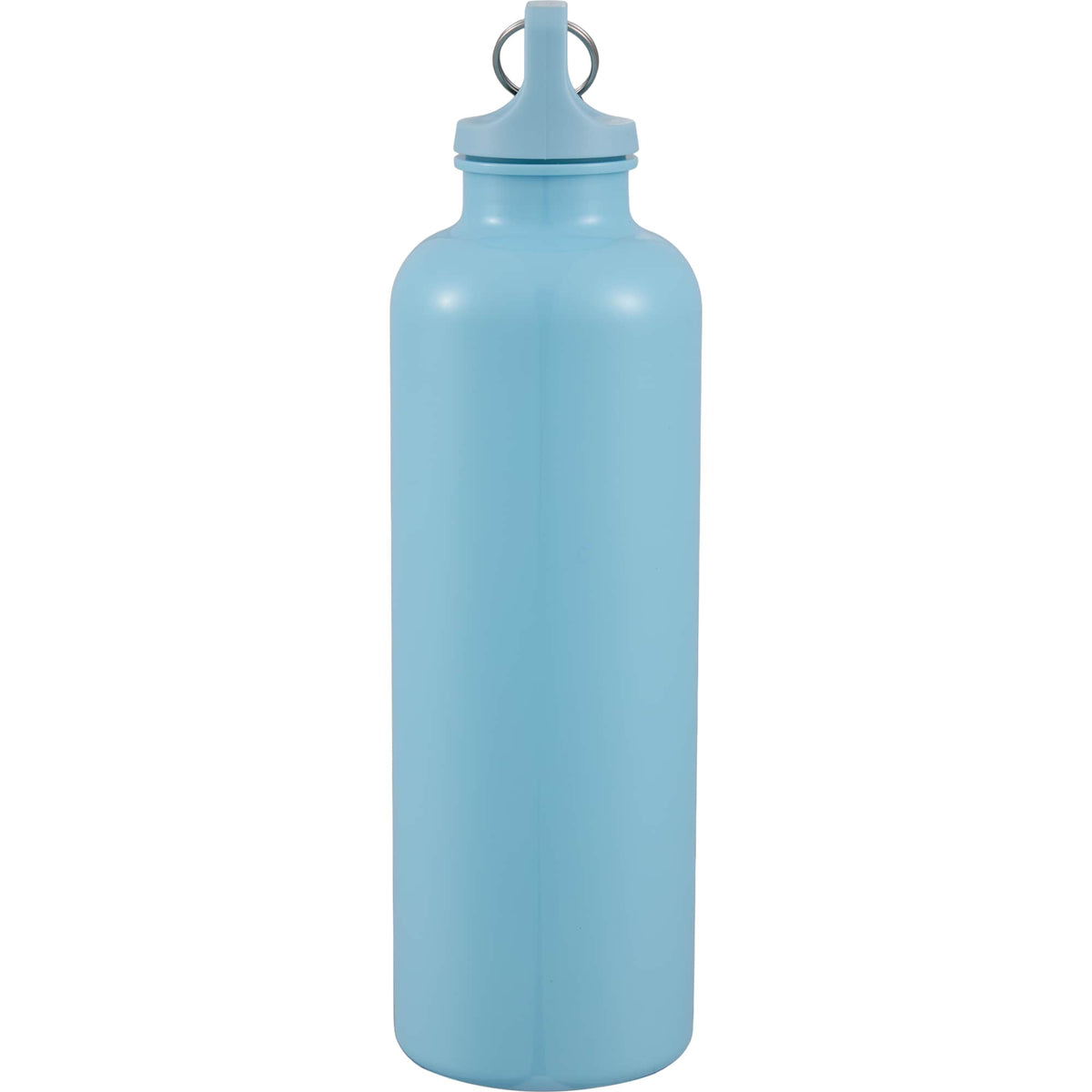 Race Color-Drenched Bottle with Carabiner, 25 oz - Light Blue - Left Side