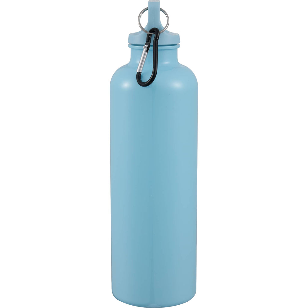Race Color-Drenched Bottle with Carabiner, 25 oz - Light Blue - Right Side
