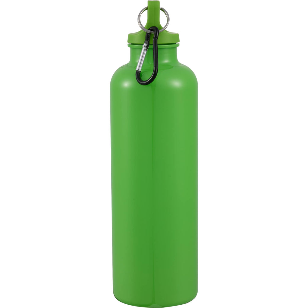 Race Color-Drenched Bottle with Carabiner, 25 oz - Lime - Right Side