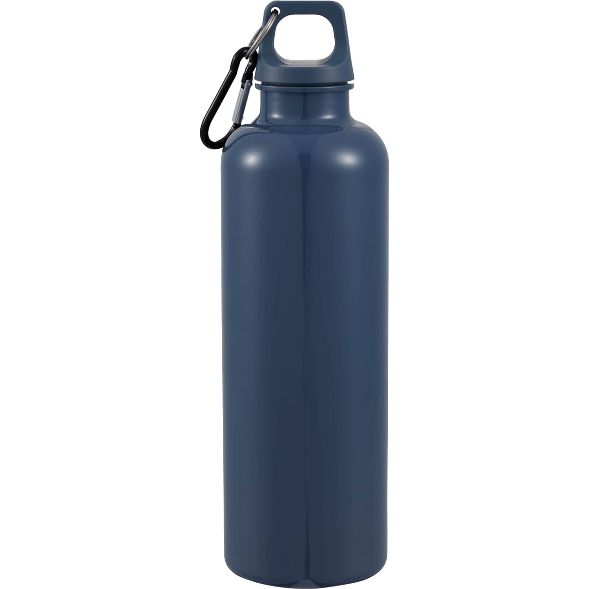 Race Color-Drenched Bottle with Carabiner, 25 oz - Nightfall Blue - Back