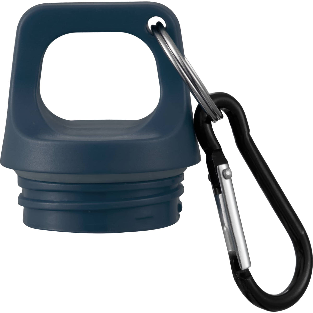 Race Color-Drenched Bottle with Carabiner, 25 oz - Nightfall Blue - Detail Lid