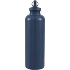 Race Color-Drenched Bottle with Carabiner, 25 oz - Nightfall Blue - Left Side
