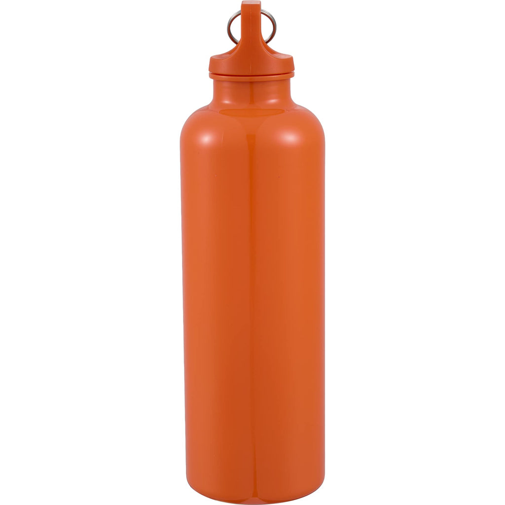 Race Color-Drenched Bottle with Carabiner, 25 oz - Orange - Left Side