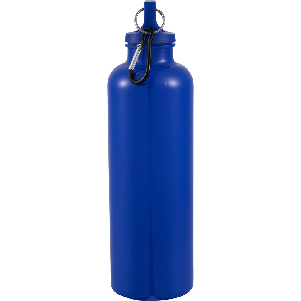 Race Color-Drenched Bottle with Carabiner, 25 oz - Royal - Right Side