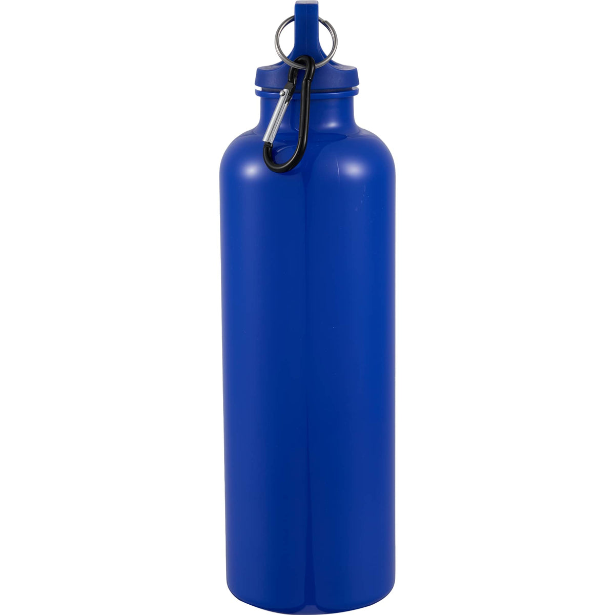 Race Color-Drenched Bottle with Carabiner, 25 oz - Royal - Right Side