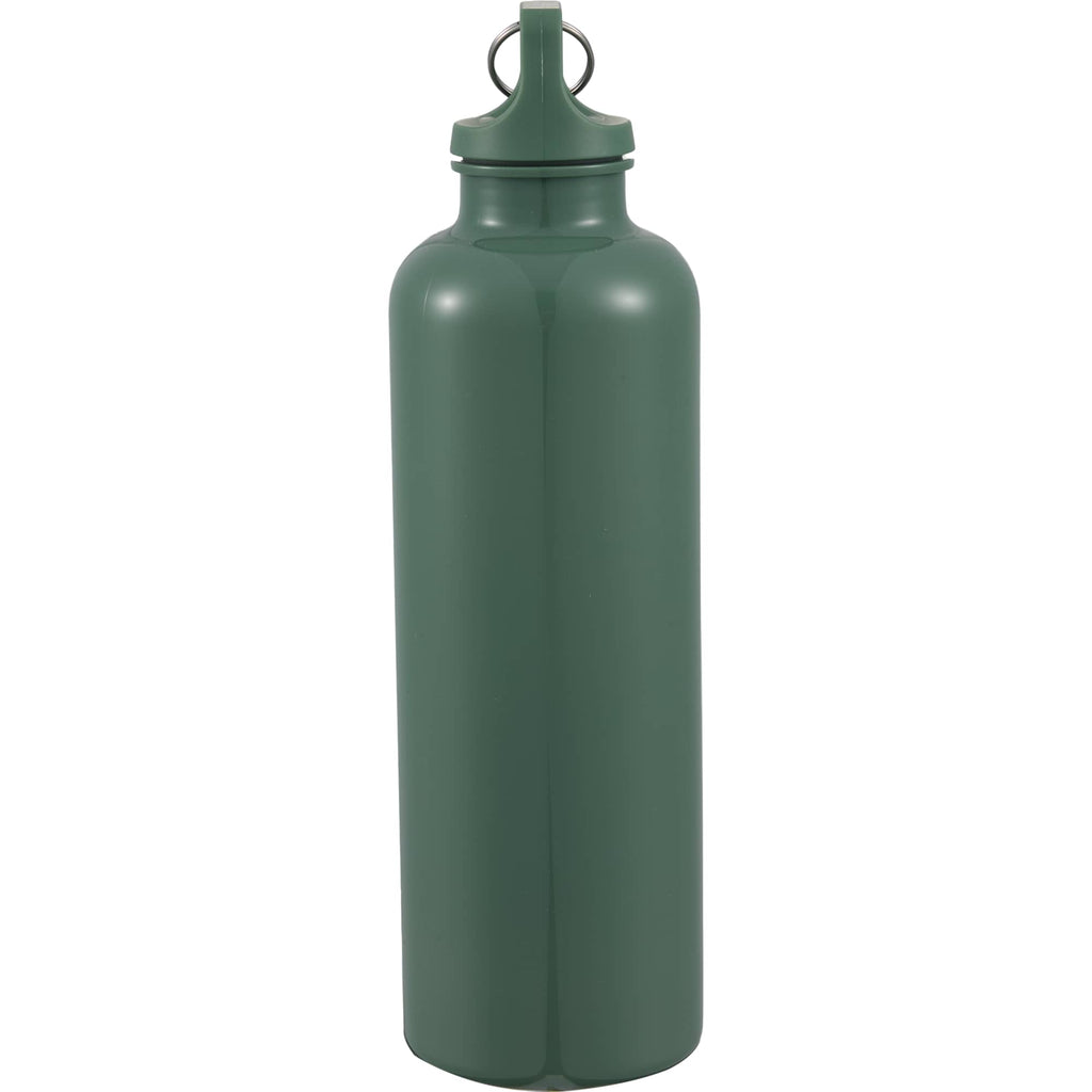 Race Color-Drenched Bottle with Carabiner, 25 oz - Sage - Left Side